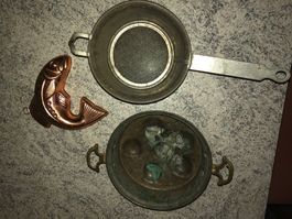 3 ALTEN UTENSILIEN FÜR WAND DEKO