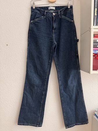 pantalon en jeans Zara femme, taille 34
