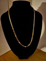 Gold-Collier 14K mit 7 Diamanten