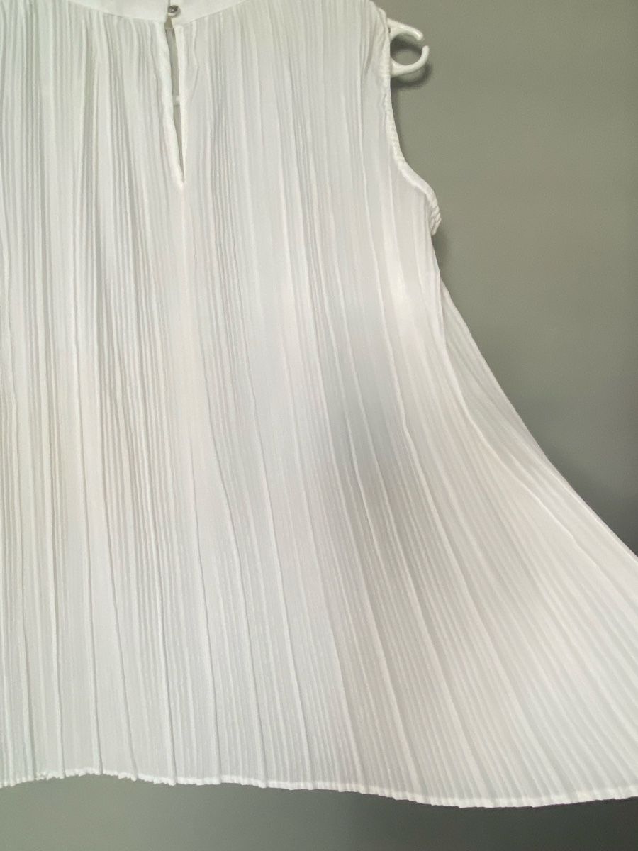 Blusen: Bluse Plissee weiss neu Gr 40 – Neu (gemäss Beschreibung) aus Brugg AG von Honeybee6 4