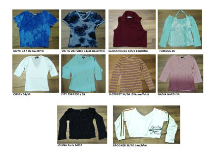 19 Damen Oberteile Gr. 34–40 Shirts Tops Markenpaket