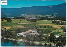 Flugaufnahme Hotel des Platanes - Chez-le-Bart