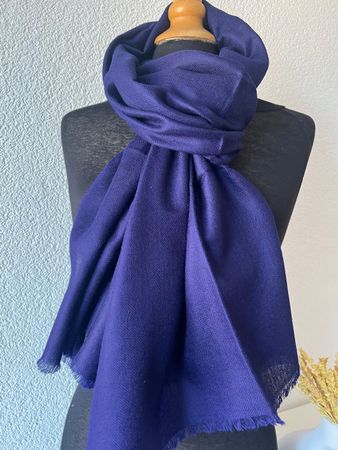 Châle  en cachemire – Violet profond