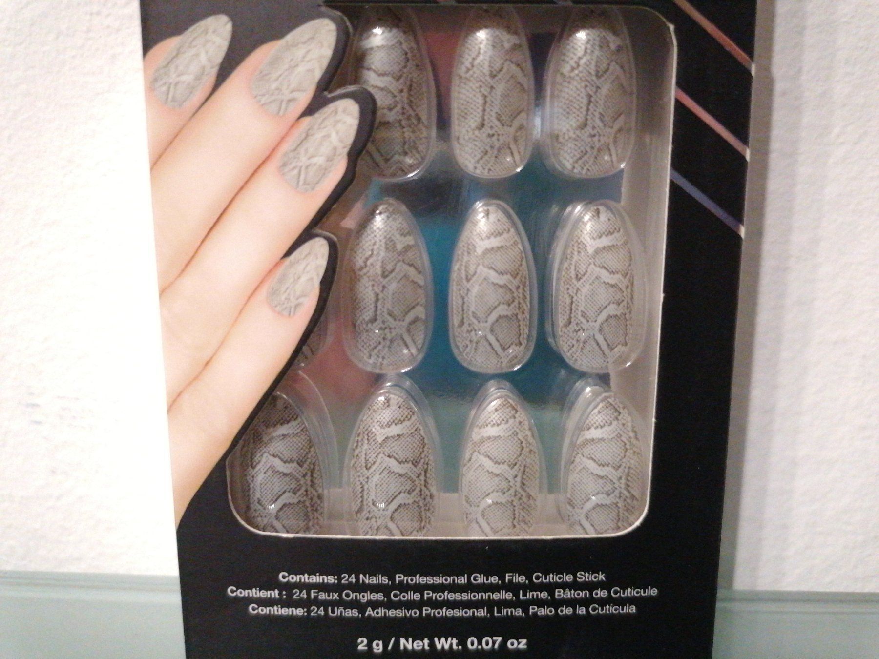 Künstliche Fingernägel: Nail Addict Grey Python – Neu und originalverpackt aus Bäch SZ von Swissy46 1
