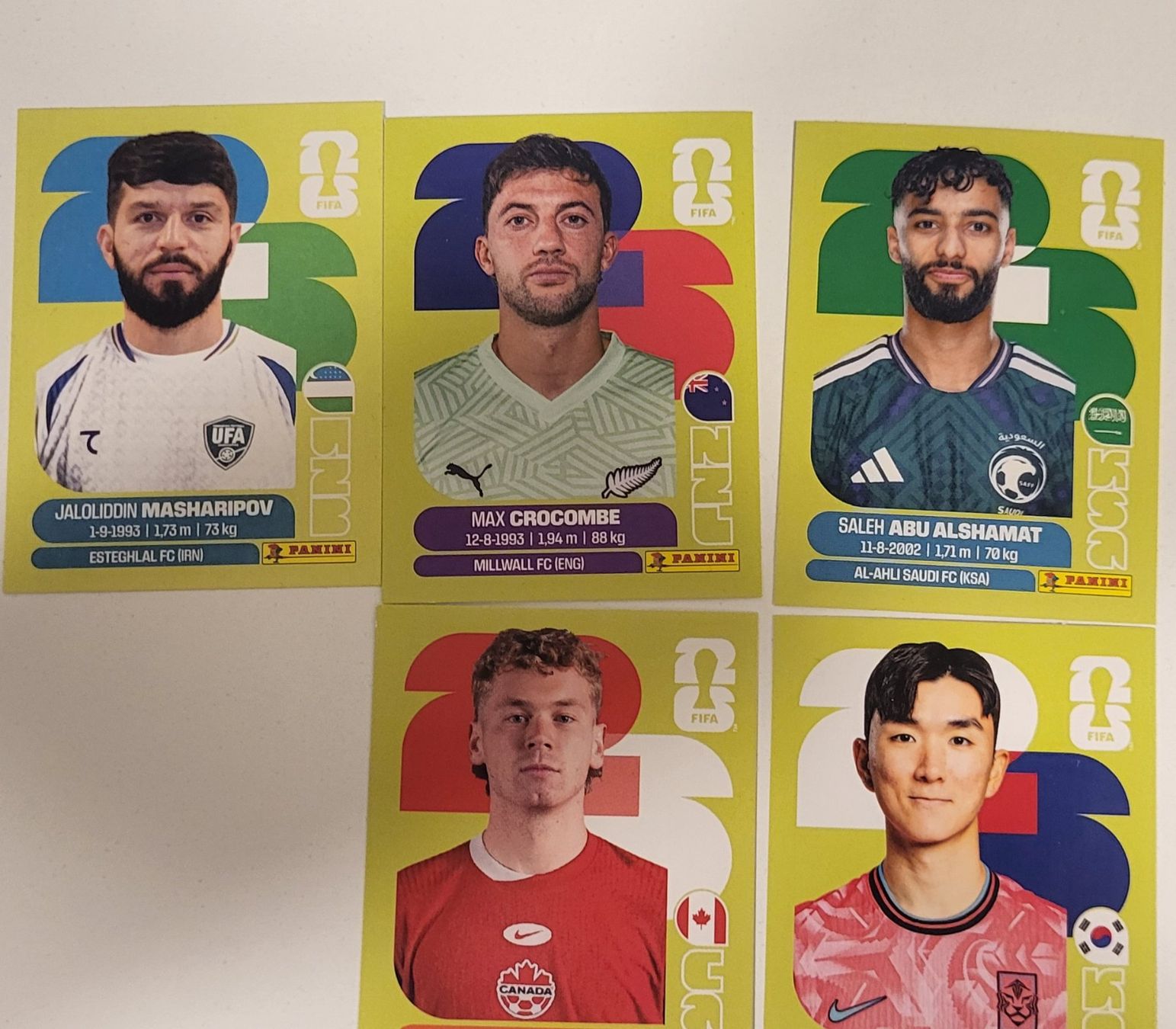 Panini Carte collezionabili: 5 Panini WC26 Bilder – Usato da Stans venduto da myb_6lyw