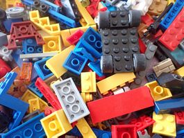 sehr viele LEGO Steine bunt gemischt Kiloware (N A1)