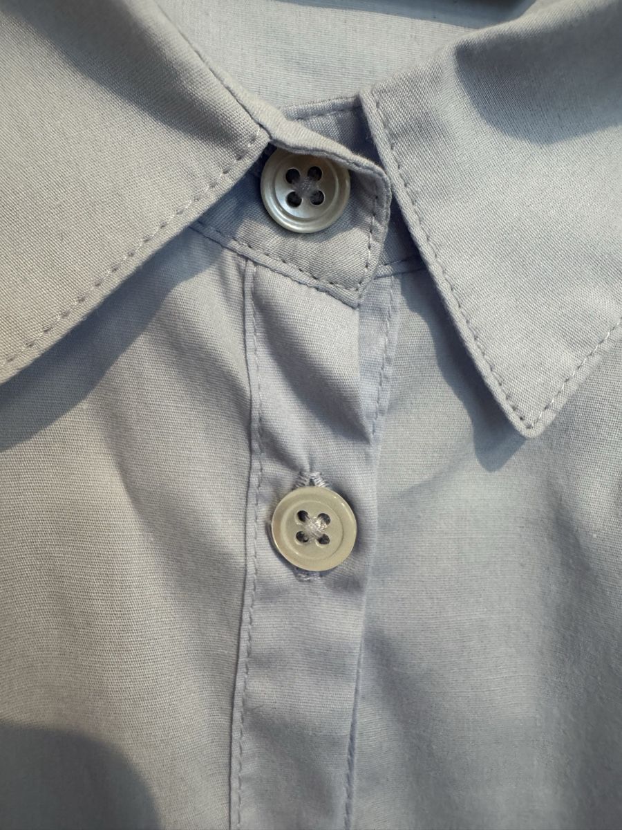 Camicette: Max Volmáry Bluse Hemd hellblau Gr. 42 – Usato da Fislisbach venduto da KolibriSecondhand 2