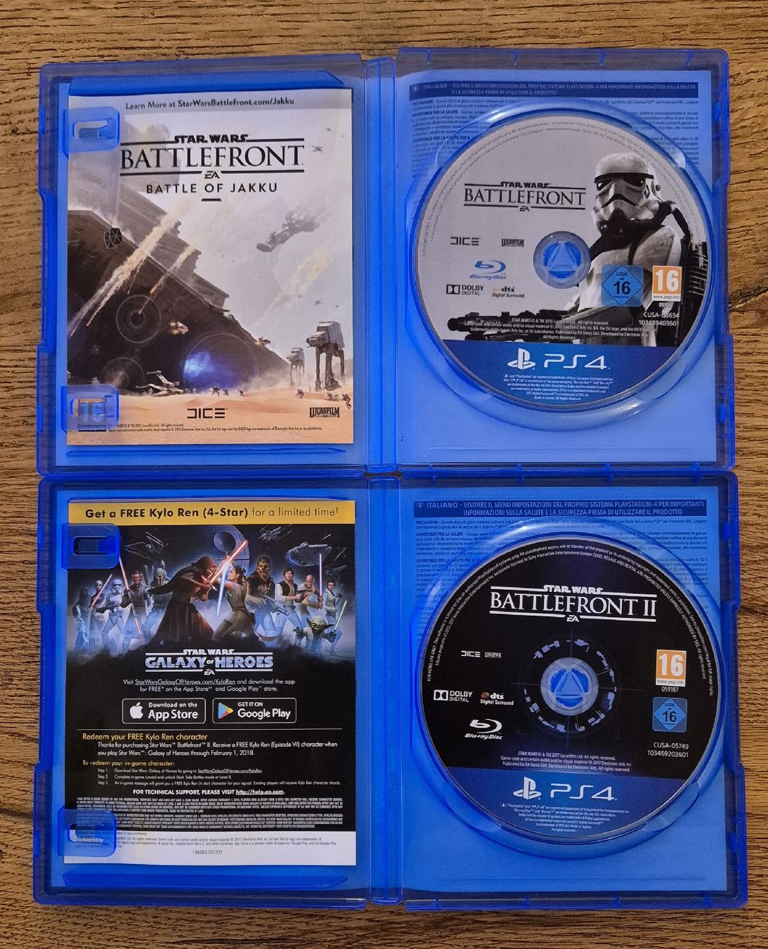 Giochi: Star Wars Battlefront 1 & 2 - PS4 – Nuovo (secondo la descrizione) da Au SG venduto da KonsoleWerk 2