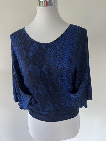 Schlange Top Ellus De Luxe, Gr. S, Blau - neuwertig!