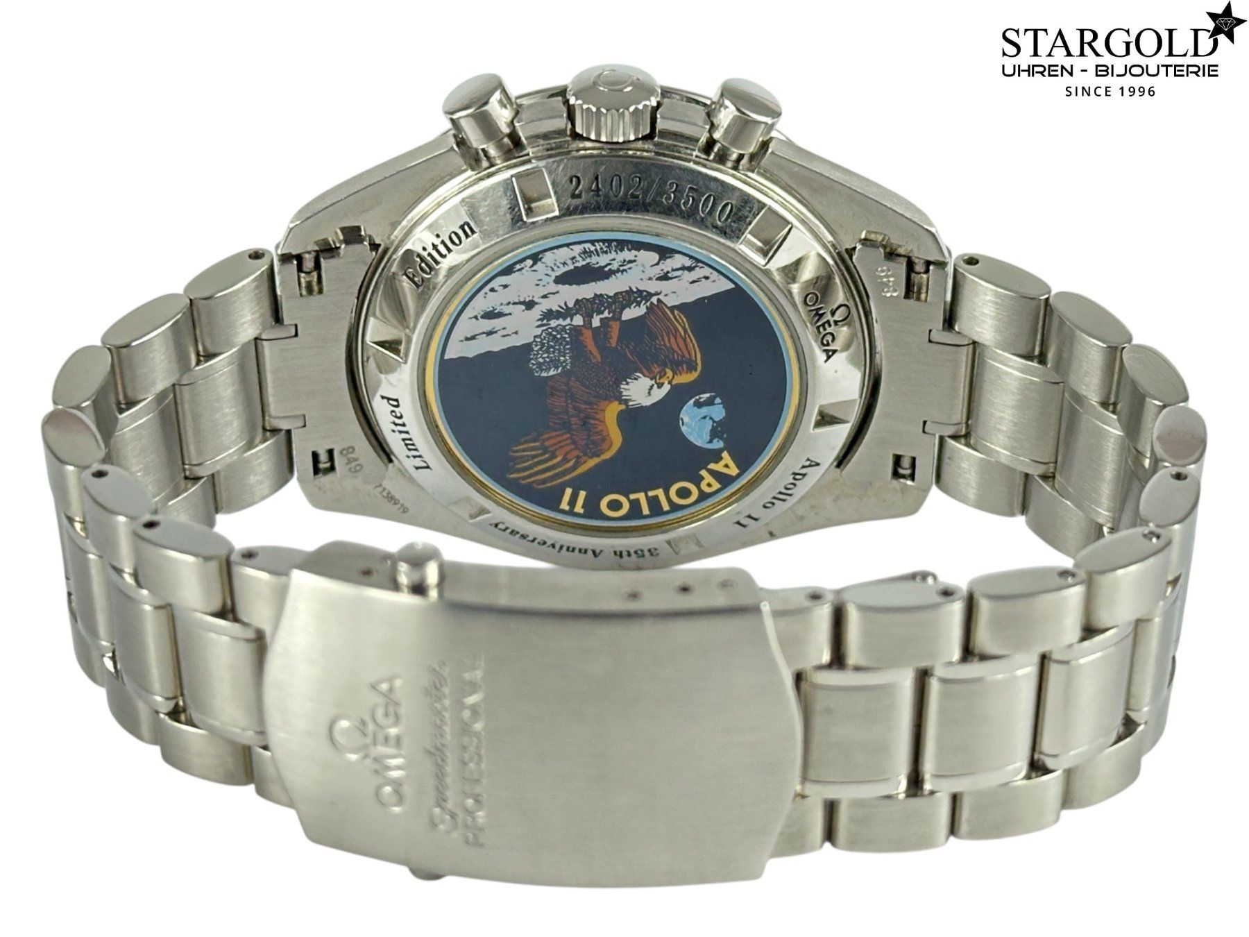 Omega Orologi: Omega Speedmaster Apollo 11 - 35th Anniversary - 3569.31.00 – Usato da Zürich venduto da Stargold-Uhren 7