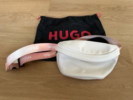 HUGO BOSS Bauchtasche Weiss Leder Damen-Accessoire