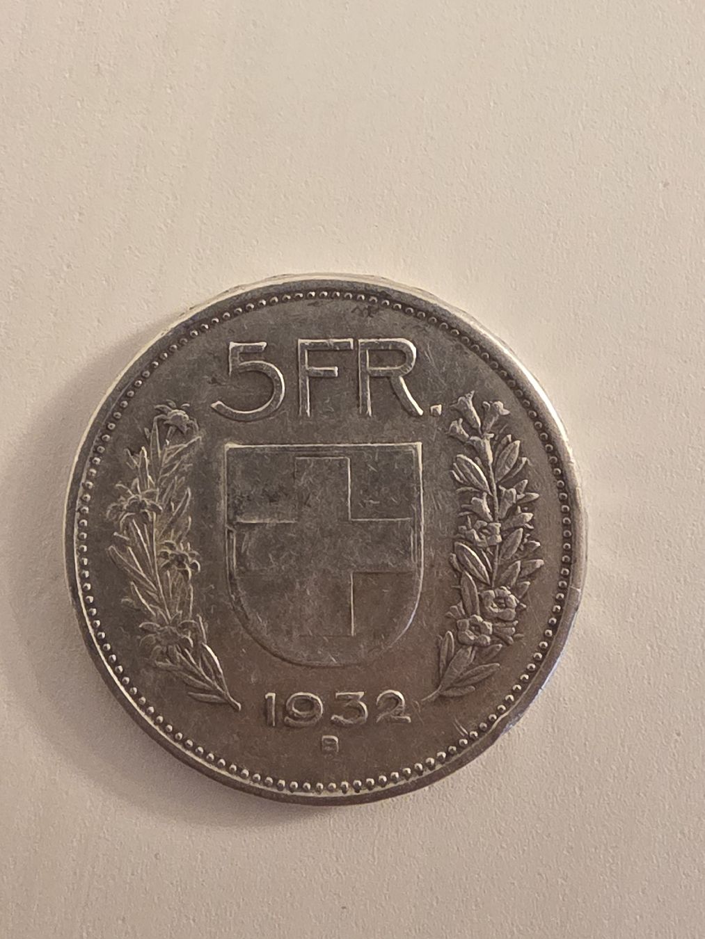 Toutes les monnaies: 5 Fr Silbermünze 1932 – D'occasion à Flawil par PinkUnicorn