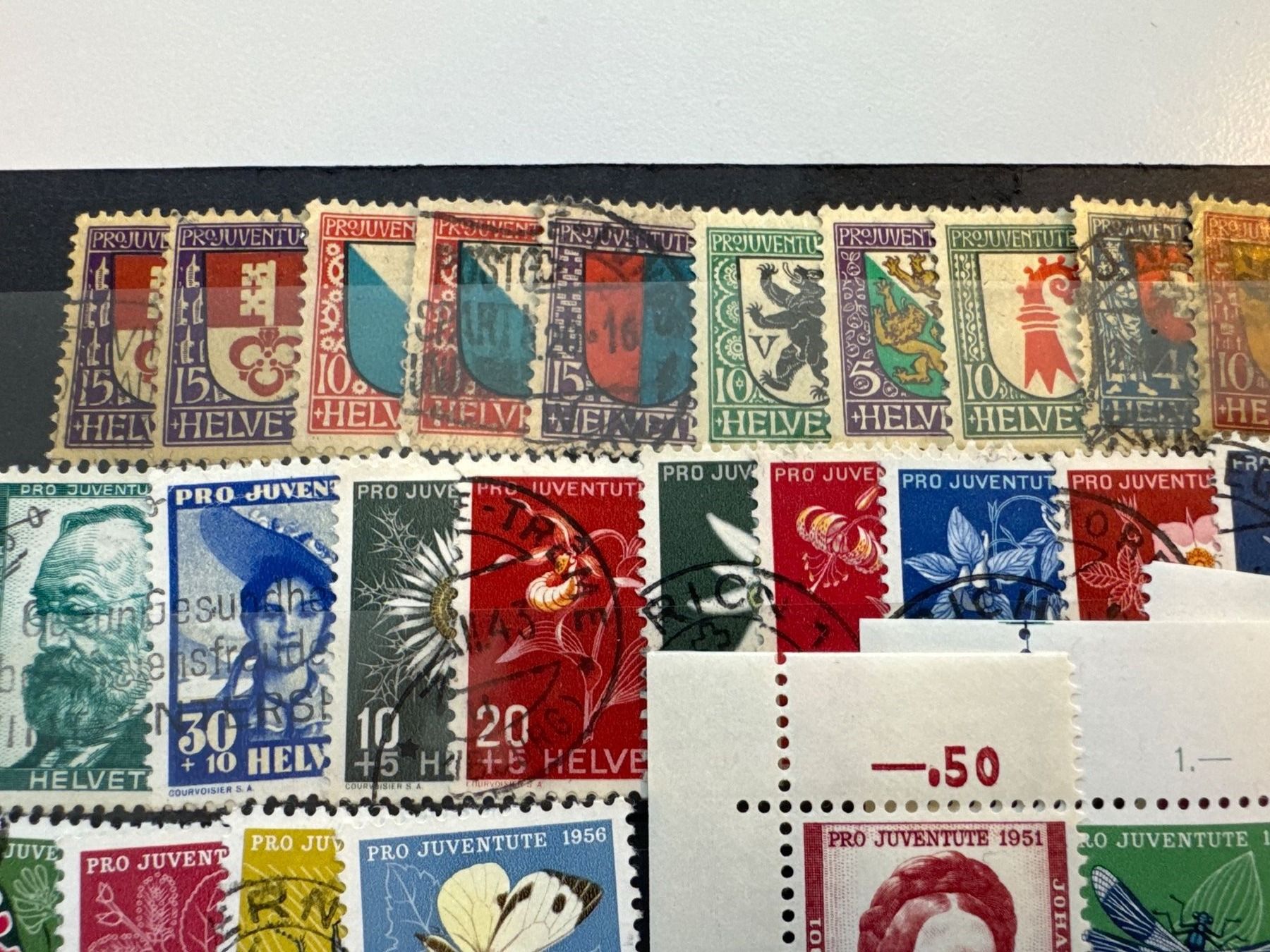 Alle Briefmarken: Pro Juventute Lot.  TOP!!! – Gebraucht aus Küssnacht am Rigi von POSTOMASTER 1