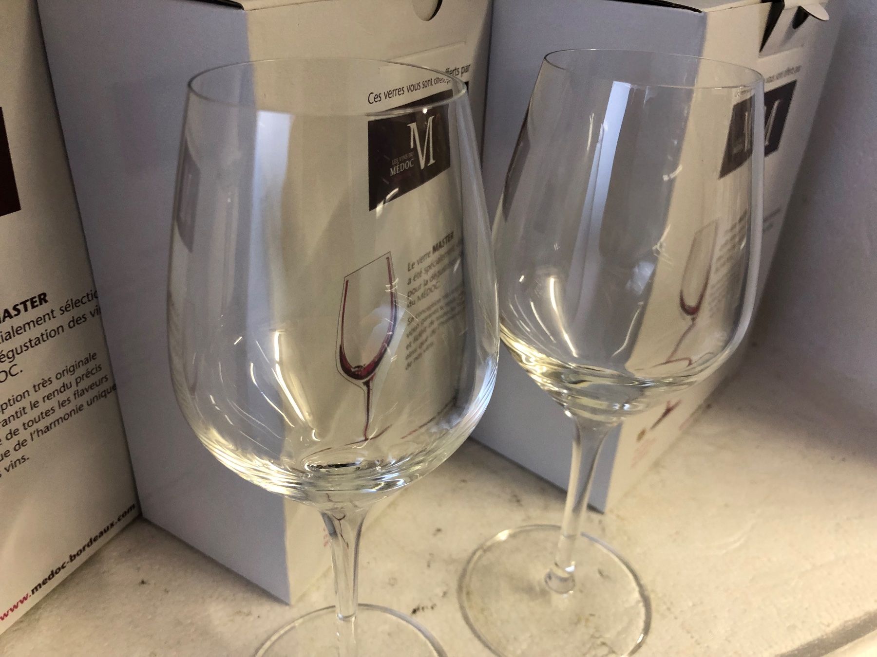 Bicchieri: 6 schöne Bordeaux Weingläser... – Nuovo e nell'imballaggio originale da Wöschnau venduto da Vinsale 2