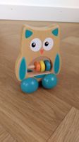 Holzspielzeug Eule mit Rädern