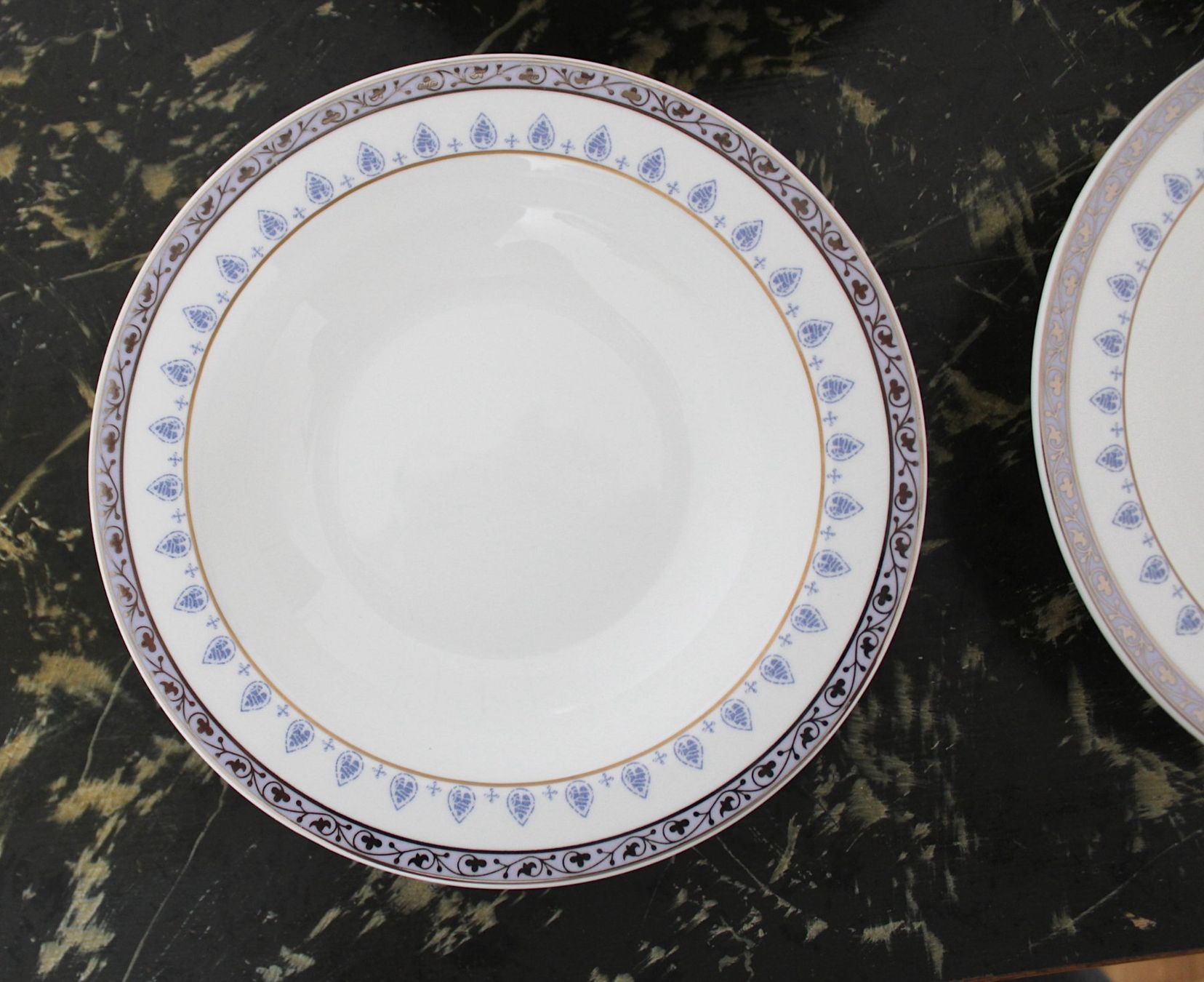 Villeroy & Boch Assiettes: 4 Salat oder Suppen Teller, Villeroy & Boch Azurea – D'occasion à Locarno par fripui 4