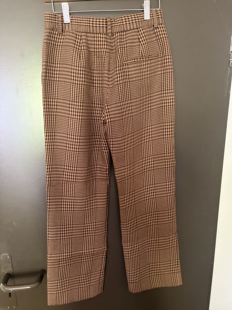 Maje Pantaloni: Plaid Trousers Brown/Black Size 36 – Usato da Zürich venduto da FStewart 5