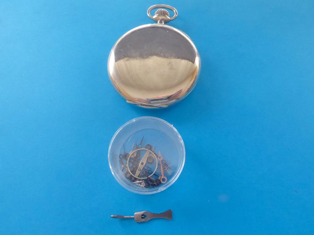 Beliere Ancienne Pour Montre De Poche Swing Ring Anneau Accroche Avec Visse