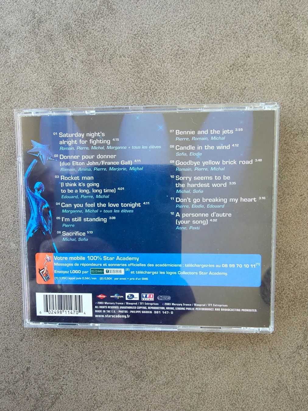 CDs: CD Star Academy chante Elton John – Gebraucht aus Onnens VD von Bleuet06 1