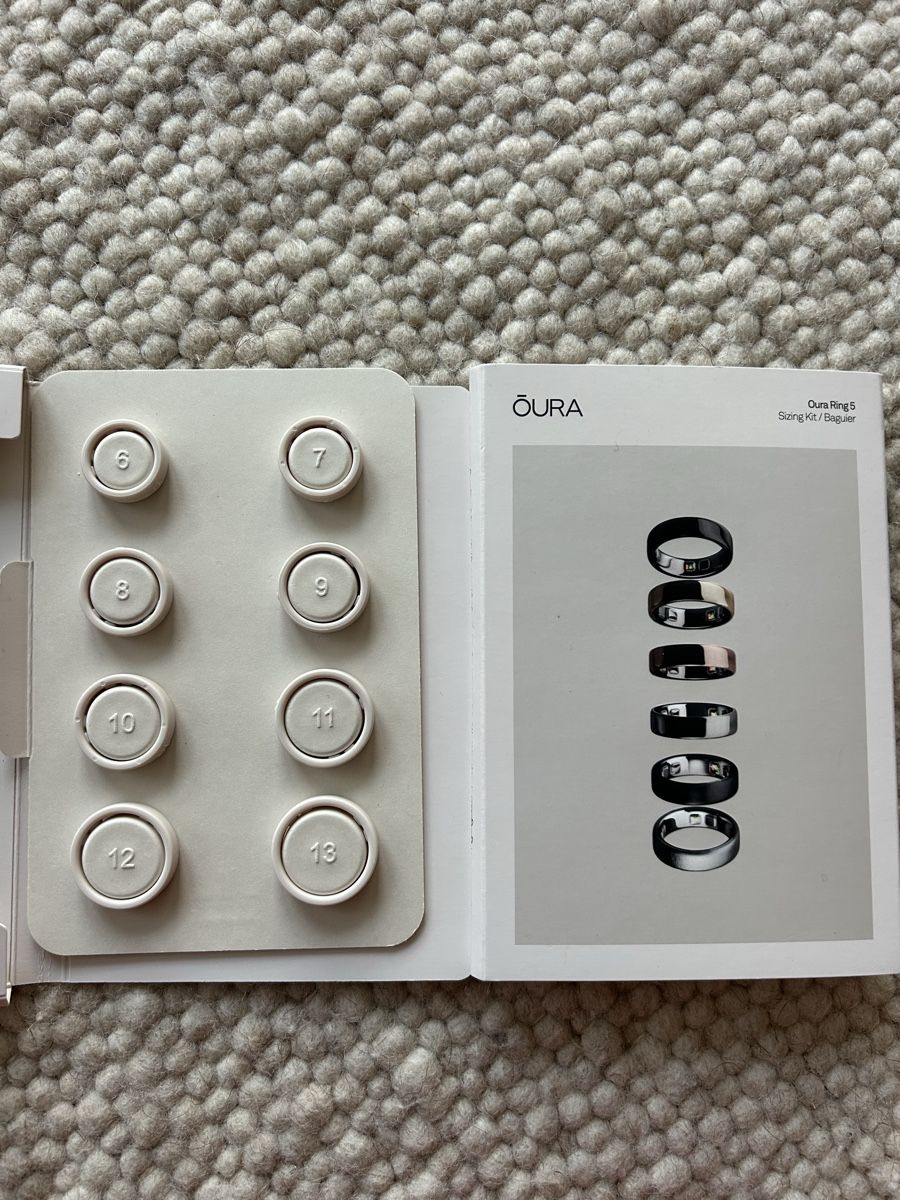 Oura Anelli: Oura Ring 5 Sizing Kit Fingergrössen Bestimmung – Usato da Willerzell venduto da mma_6hpk
