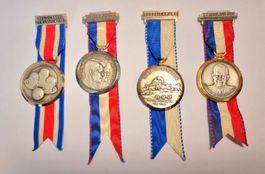 Volksmarsch-Medaillen, 4 Stück