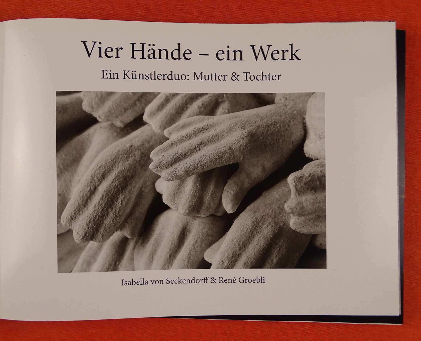 Libri: RENÉ GROEBLI: VIER HÄNDE -  SIGNIERT – Usato da Grüningen venduto da Kartensammler 3