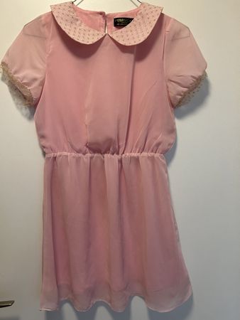 Cute sweet Lolita Dress Pink Pussycat