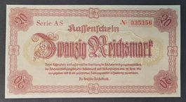 20 REICHSMARK / DEUTSCHES REICH 1945 (BANKFRISCH)