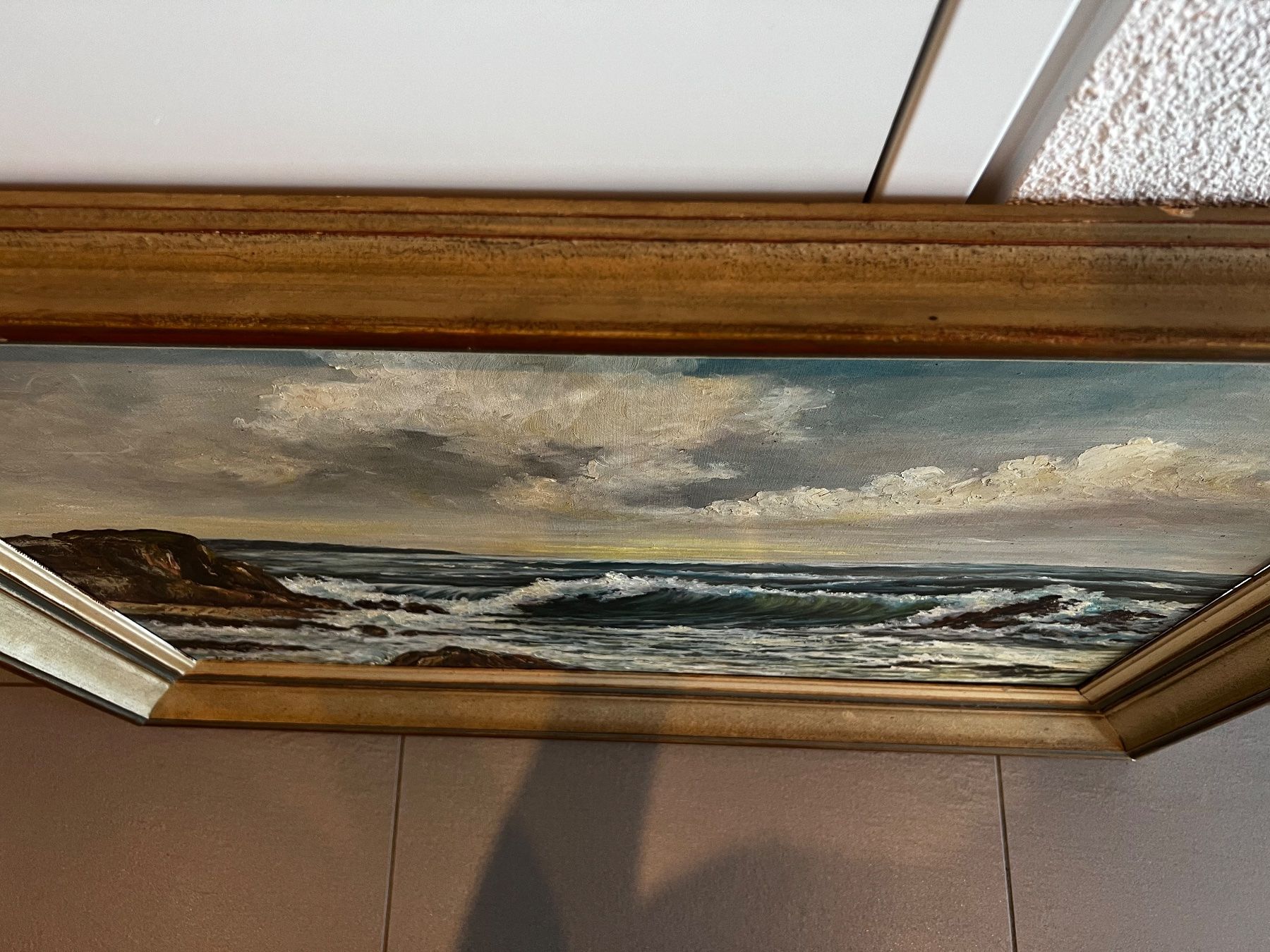 Gemälde: Antikes gemälde mit holzrahmen – Gebraucht aus Höri von Art-and-more-88 4