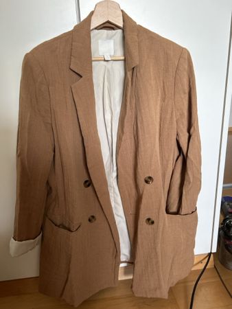 Damen Obersize Blazer braun Grösse 44 H&M guter Zustand