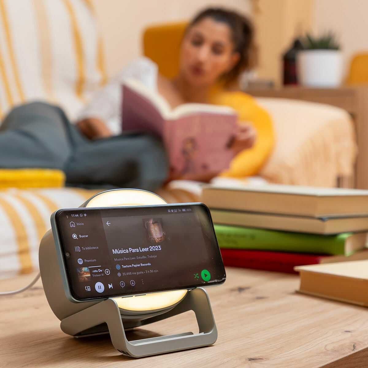 Casse acustiche: Bluetooth-Lautsprecher mit Induktions-Ladefunktion + 24 LEDs – Nuovo e nell'imballaggio originale da Giubiasco venduto da softmail 3