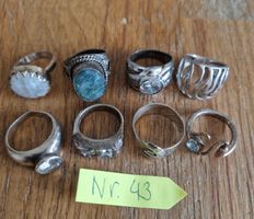 Schmuck Lot Silberringe Sterling 925, Vintage, Top..