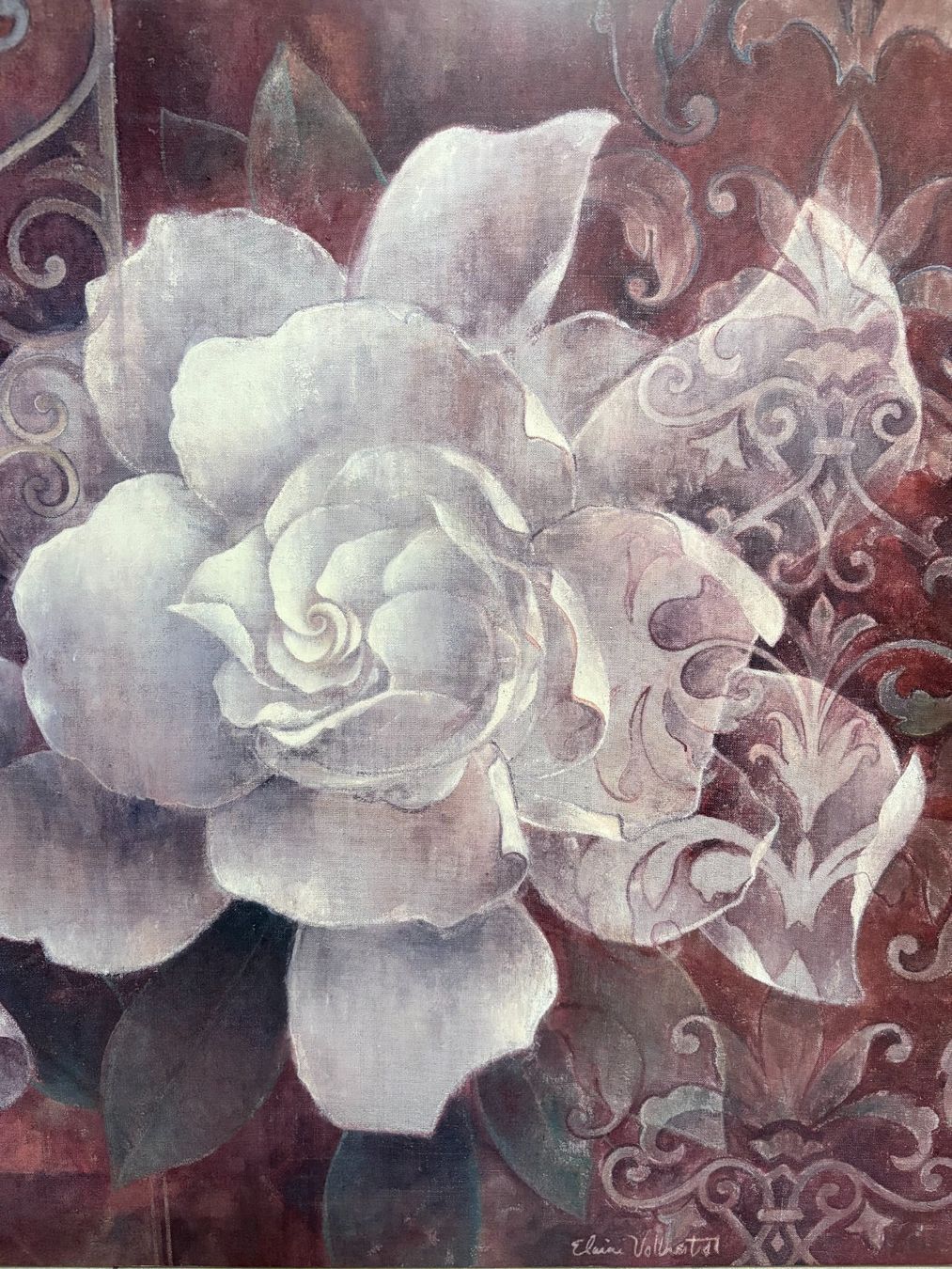 Dipinti: 100 cm breit x 75 cm hoch/Kunstdruck Blumen – Usato da Ottenbach venduto da TimelessEmotions. 6