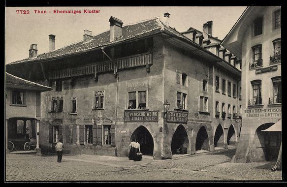 Ansichtskarten: AK Thun, Ehemaliges Kloster – Gebraucht aus Berlin von bartko-reher