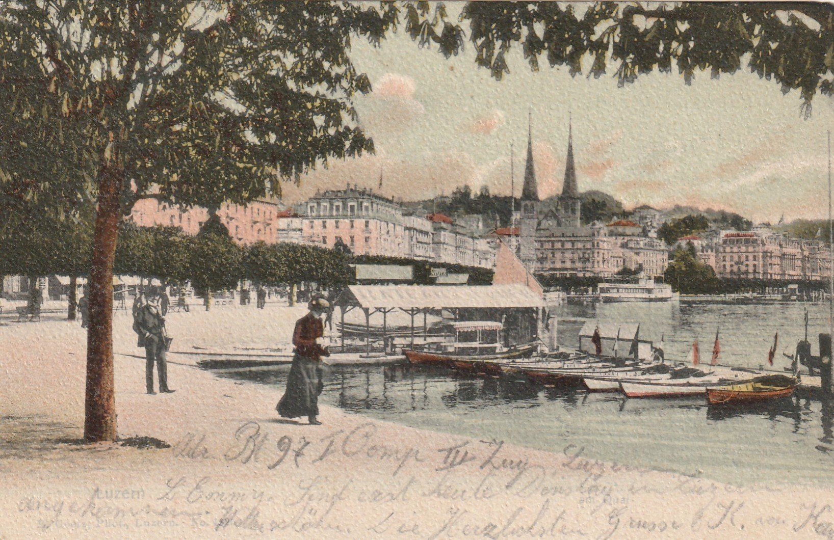 Cartoline postali: Luzern Hafen – Usato da Rorschacherberg venduto da fratovi2
