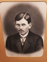 Bild ca.1910 Kohle-Bild Portrait Rarität für Sammler