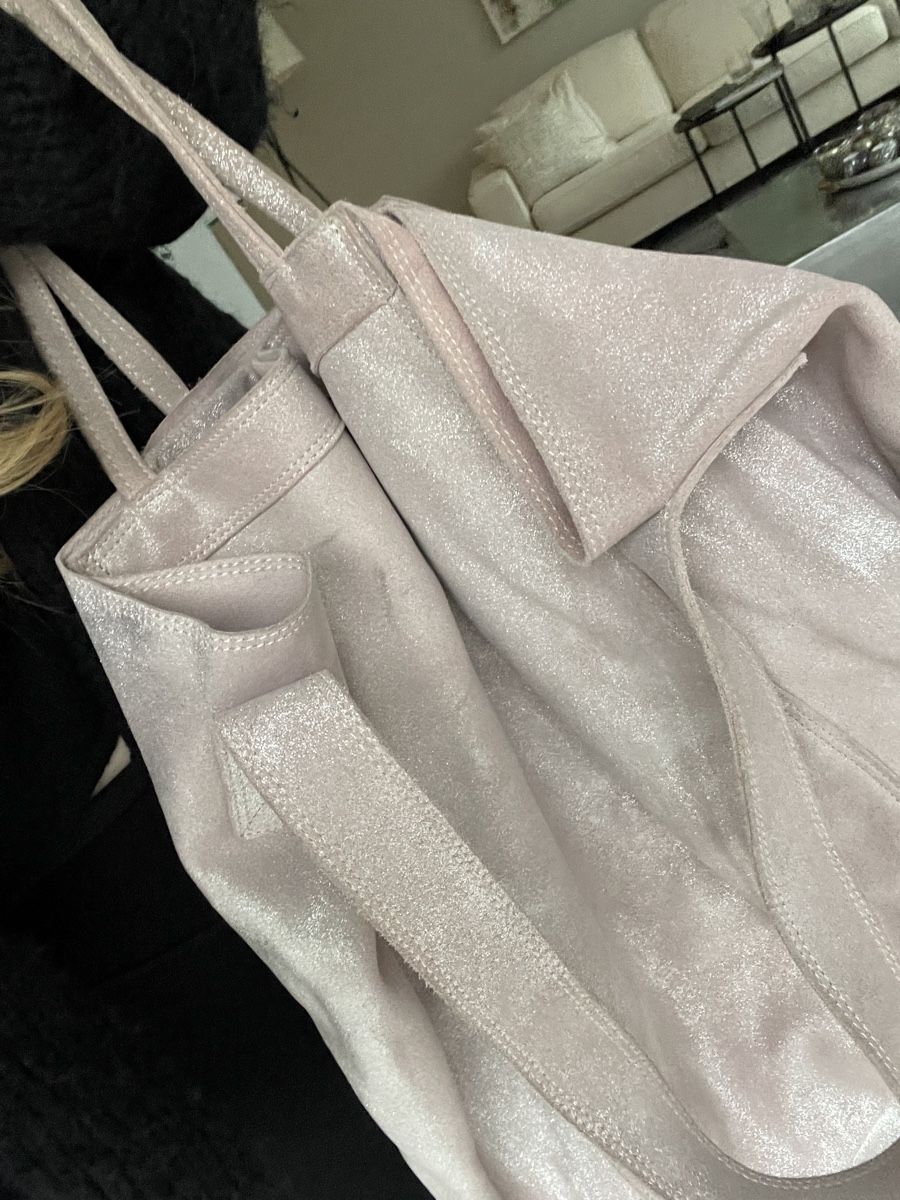 Borse da donna: Tasche Le Solim Leder rosa glitter – Usato da Küsnacht ZH venduto da divarocci 4