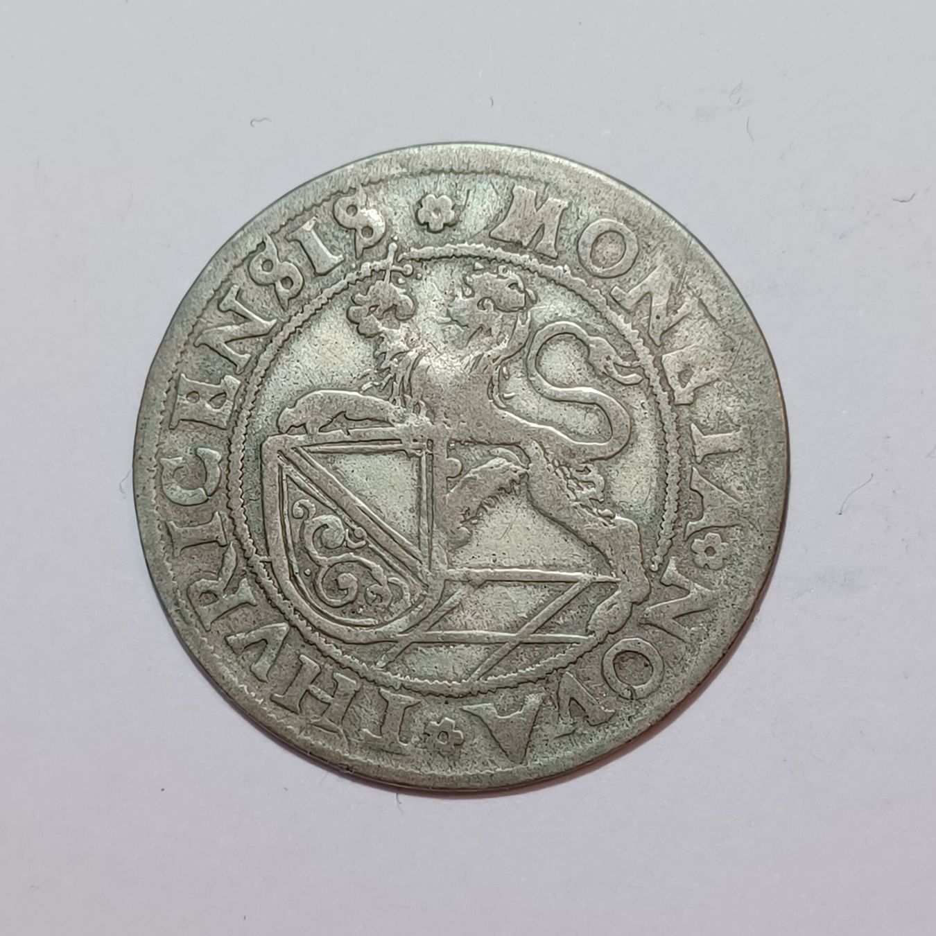 Alle Münzen: 1/2 Dicken 1622 Zürich – Gebraucht aus Pfäffikon ZH von Schweizer_Muenzen