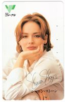 Sharon Stone - Filmstar Motiv Telefonkarte aus Japan