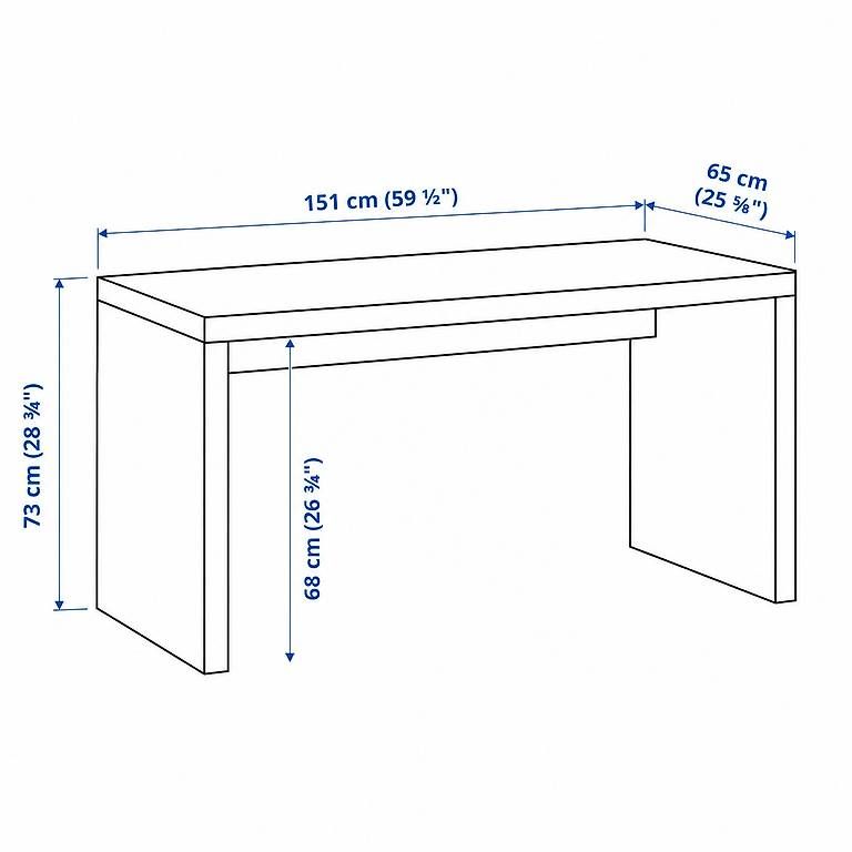 Scrivanie: Bureau effet chêne 151 cm – Usato da Gland venduto da Khazmur1 4