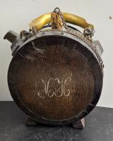 Holzflasche Fässlein Feldflasche mit Monogramm