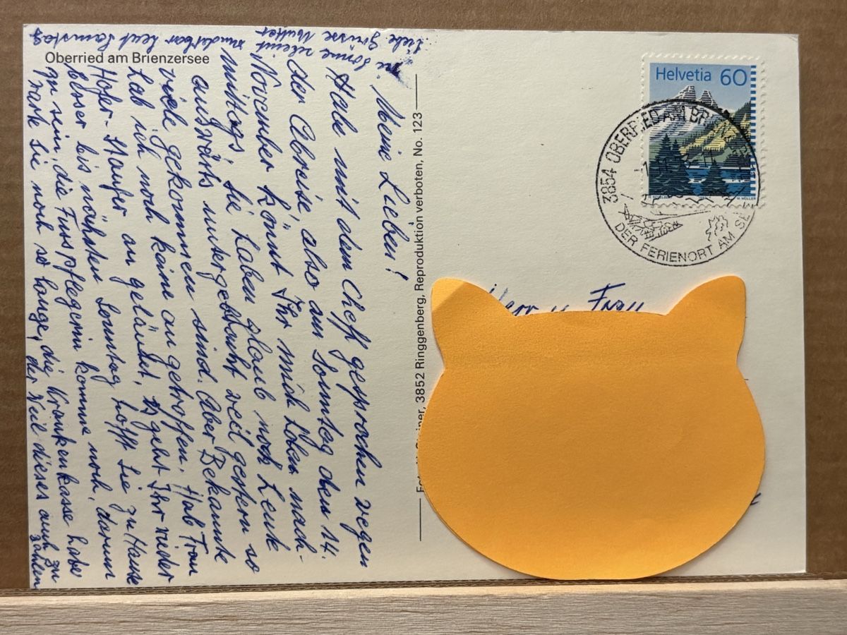 Cartes postales: AK von Oberried Brienzersee – D'occasion à Rümlang par Kartenpost1 1