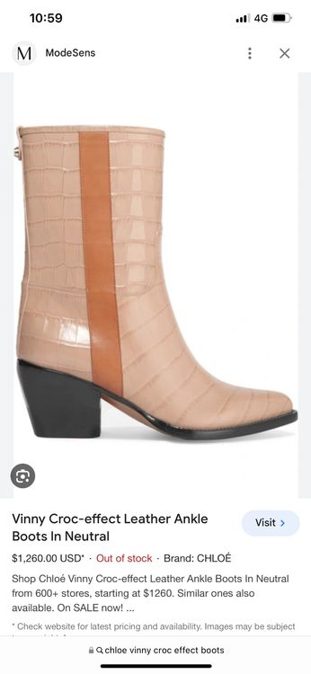 Chloe cheap vinny boots