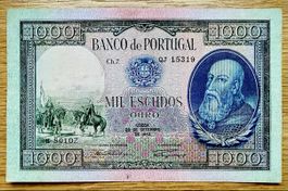 1000 Escudos Portugal 1942!!! Rarität!!!