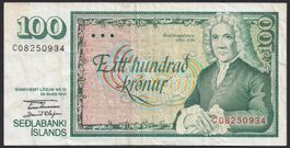 Island 100 Kronur 1981