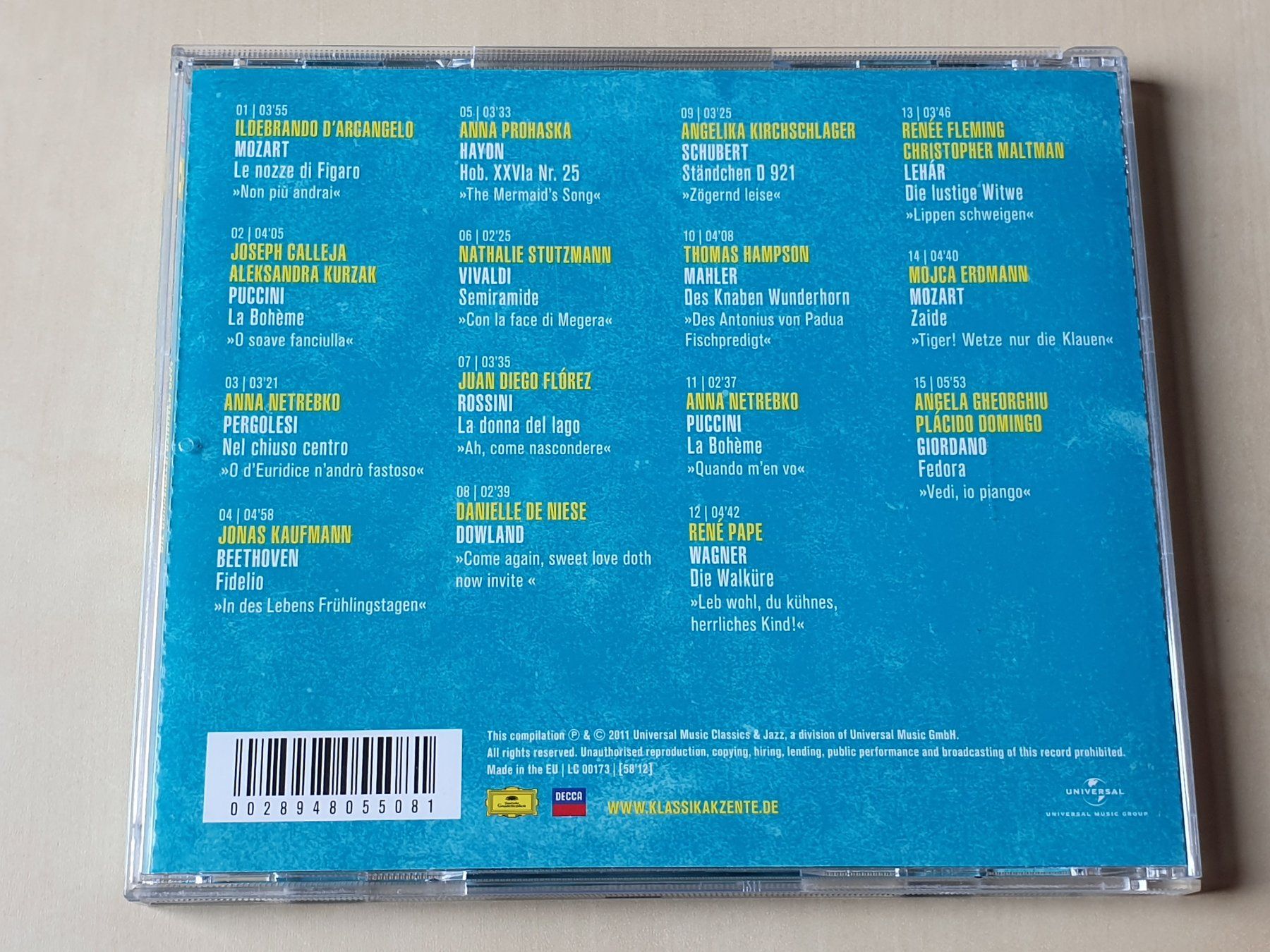 CD: Die schönsten Stimmen 2011 – Usato da Stansstad venduto da collectorsshop 1