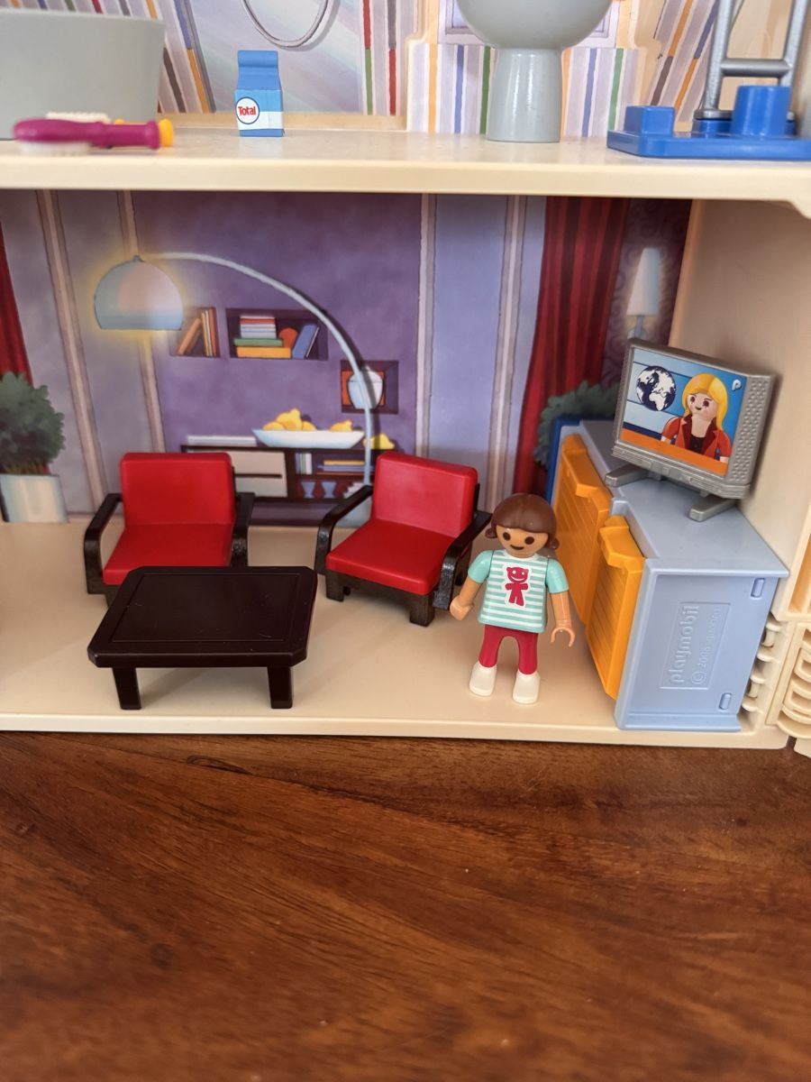 Playmobil Case e mobili per bambole: Playmobil Haus zum mitnehmen – Usato da Glattpark(Opfikon) venduto da Pink1919 4