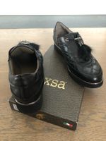 Mokassins schwarz Leder Xsa Gr. 39