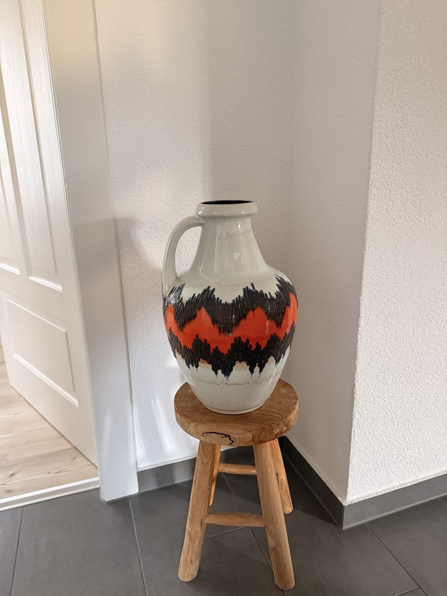 Vase & Récipients: Vase vintage céramique décor zig-zag  – Neuf (Voir description) à Reconvilier par che_vdv6 2