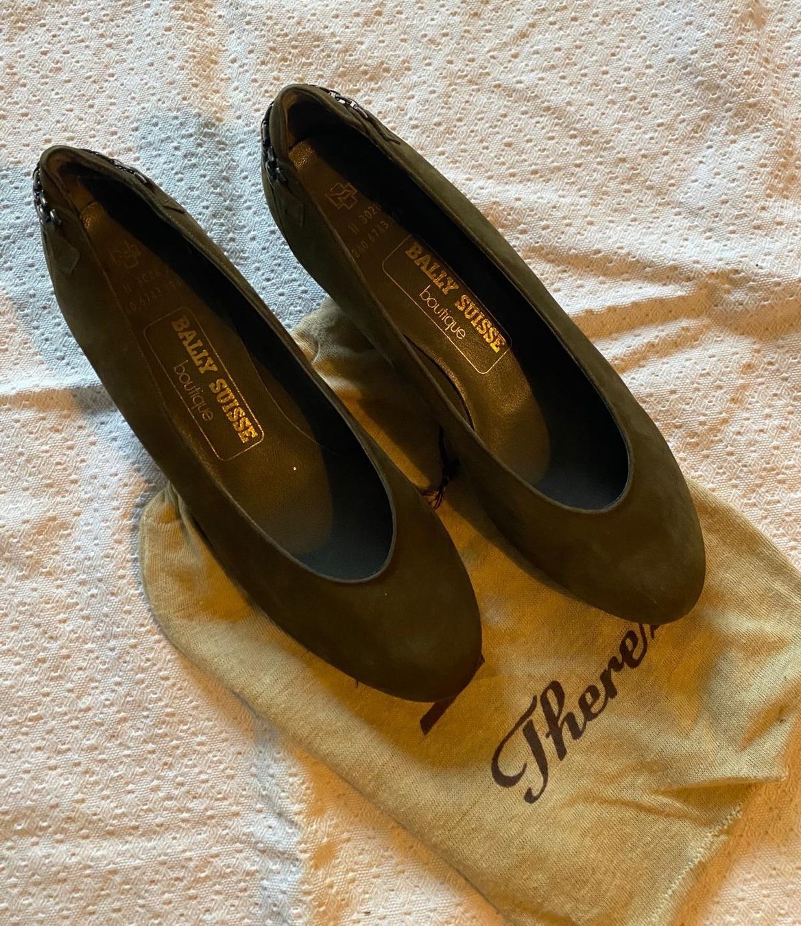 Bally Scarpe da donna: Bally Schuhe in Olivgrün – Usato da Pfäffikon SZ venduto da Ttwister